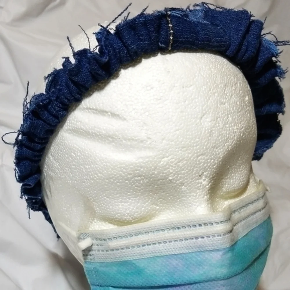 Tasty Raw Edge Denim HEADBANZ 